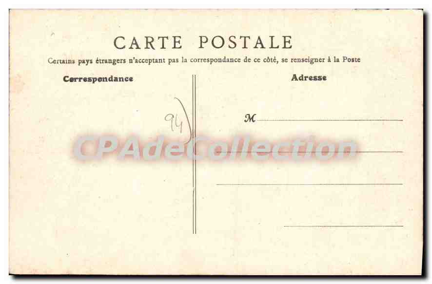 Tour des Marne — Von Champigny nach Chennevières — B.F. Paris, Nr. 13 — Rückseite