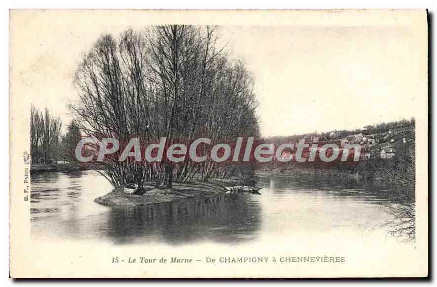The Tour de Marne — From Champigny to Chennevières — B. F., Paris