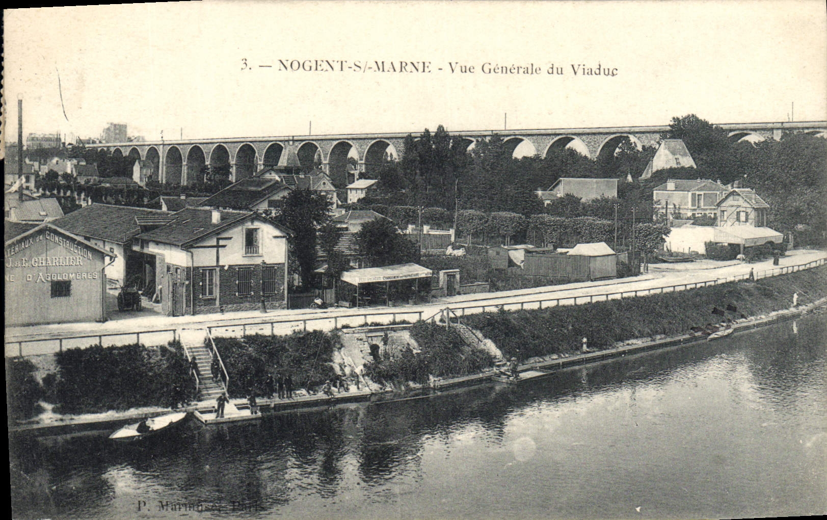 Nogent-sur-Marne — Allgemeiner Blick auf den Viadukt — P. Marion, Paris