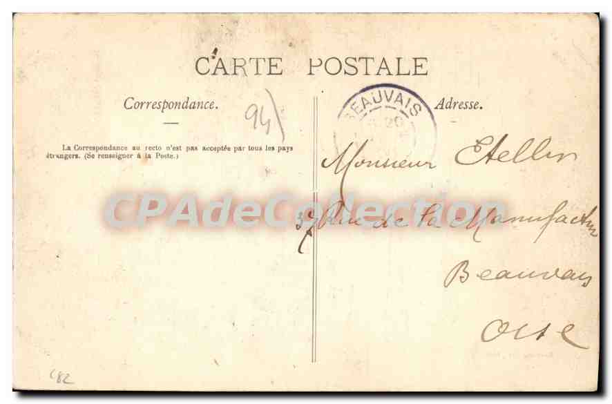 CPA Alfortville Kiosque et Place de la Mairie — Rückseite