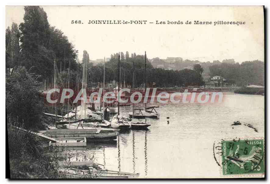 CPA Joinville le Pont Les bords de Marne pittoresque