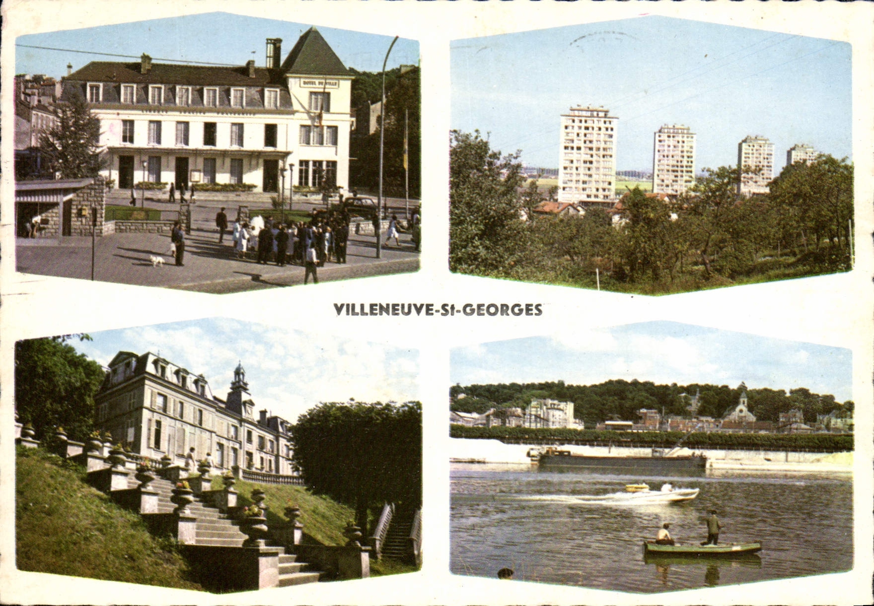 Villeneuve-Saint-Georges — Various aspects of the town — Photogravure Raymon