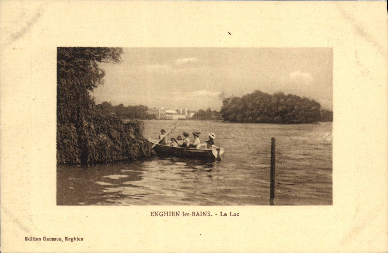 Enghien-les-Bains - Le Lac — Édition Gausson, Enghien