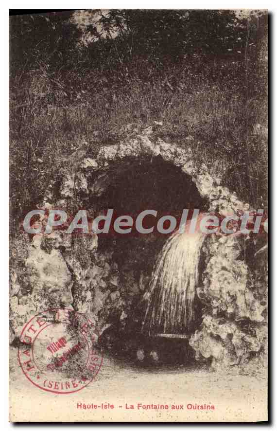 CPA Haute Isle La Fontaine aux Oursins