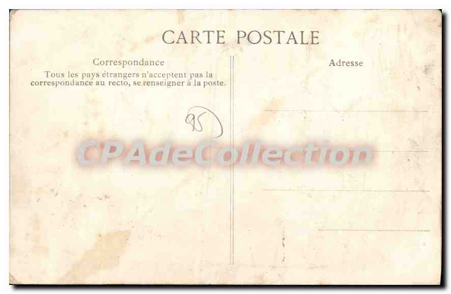 Ville d'Enghien-les-Bains — Vue perspective du Casino Municipal en 1909, côté du lac et du jardin des roses — CPAdeCollection — Rückseite