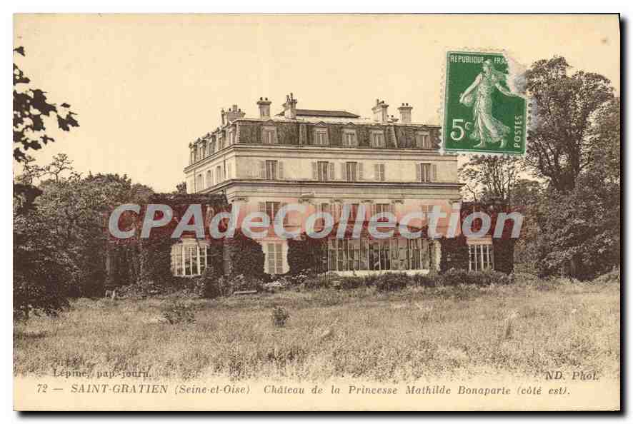 CPA Saint Gratien Chateau de la Princesse Mathilde Bonaparte (cote est)