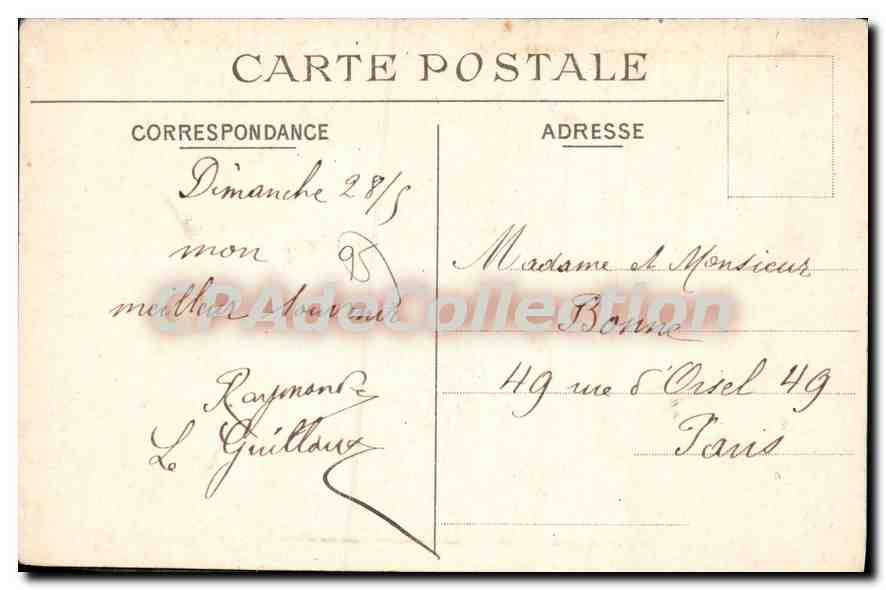 CPA Le Haut du Roi A Scala ville Sarcelles — Rückseite