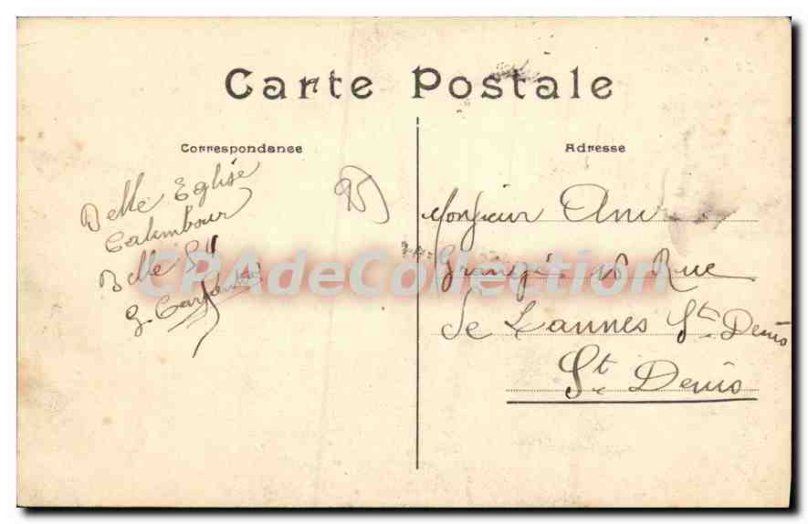 Enghien-les-Bains — Le Casino — L'Hirondelle, Paris — Rückseite