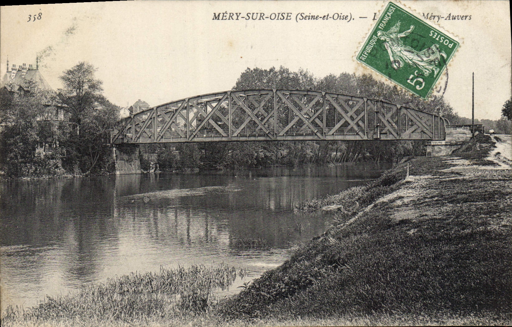 CPA Mery sur Oise 