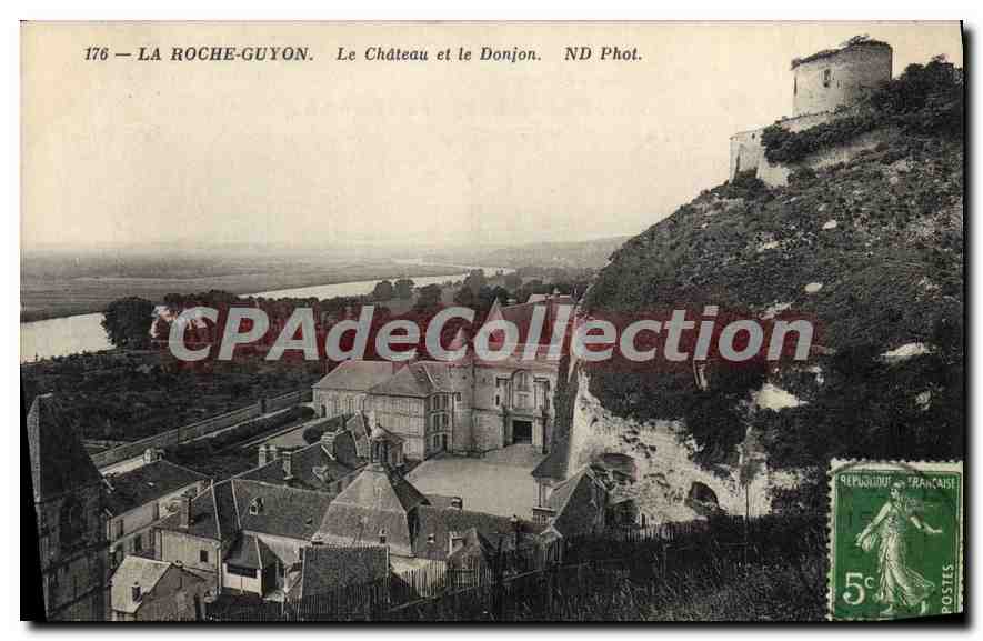 CPA La Roche Guyon Le Chateau et le Donjon