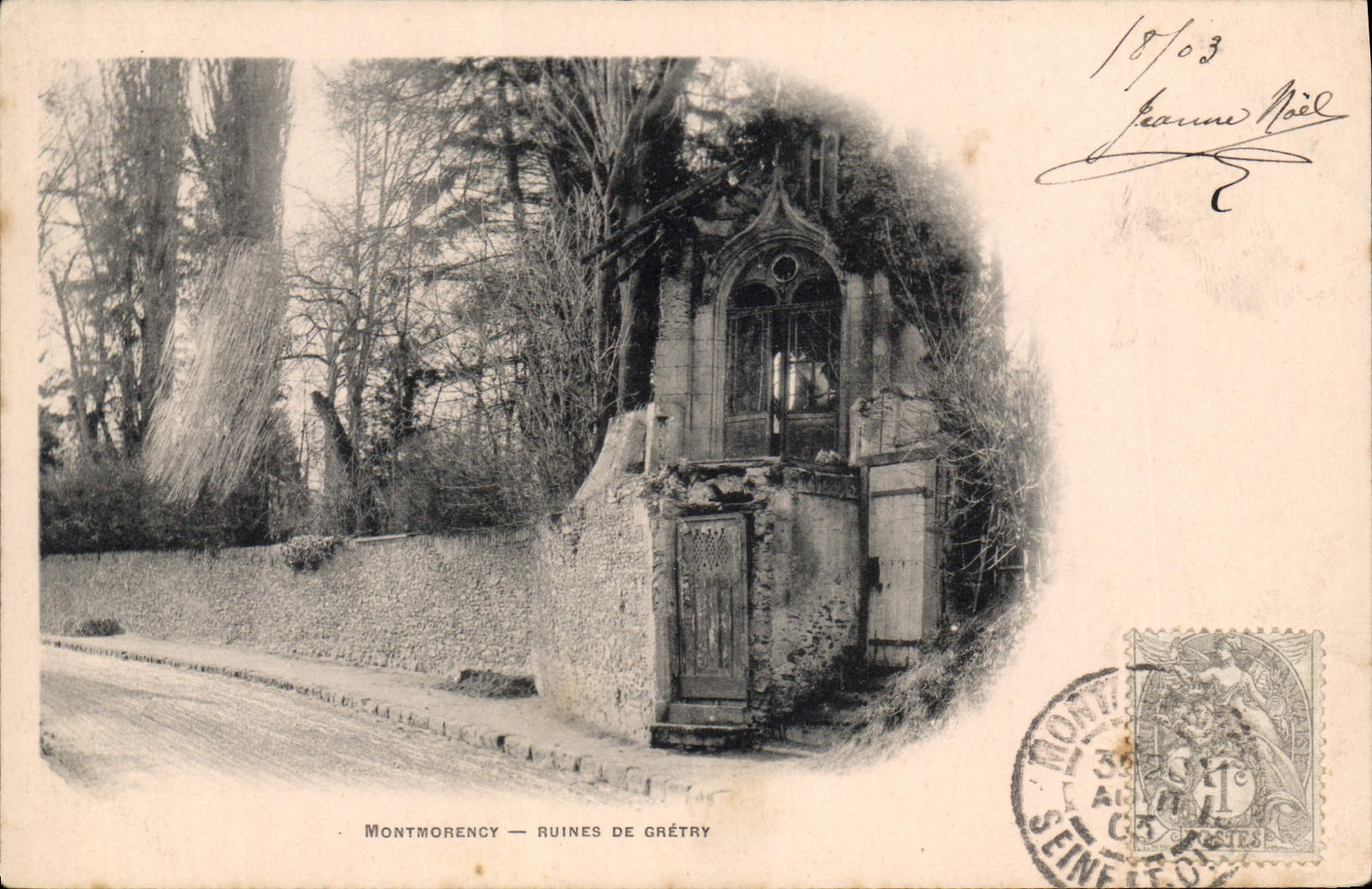 CPA Montmorency Ruines de Gretry