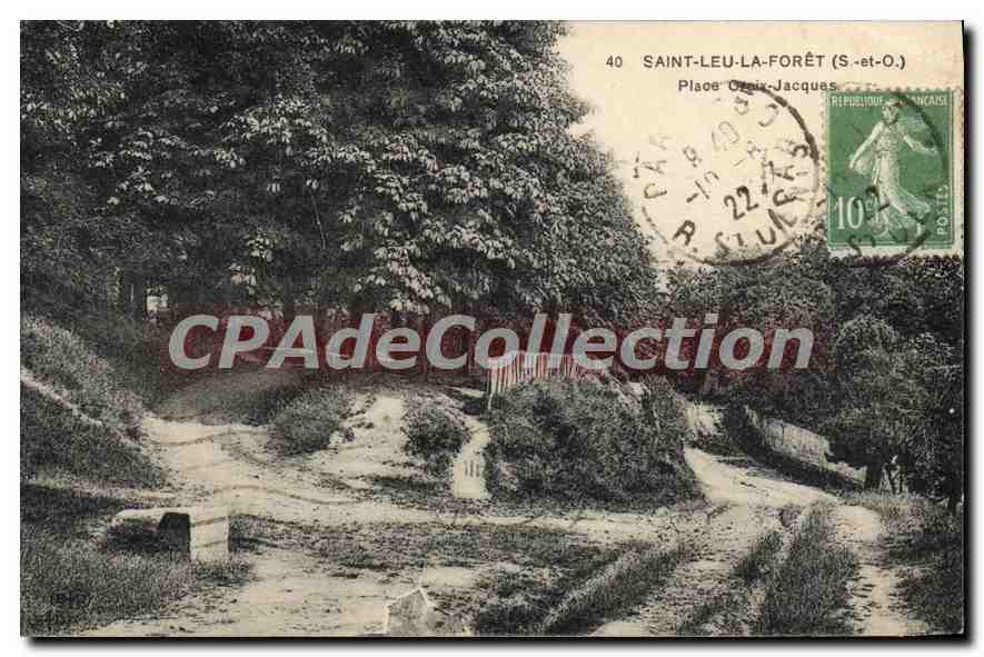 Saint-Leu-la-Forêt (S.-et-O.) — Place Orgix-Jacques — Imprimé Illustré