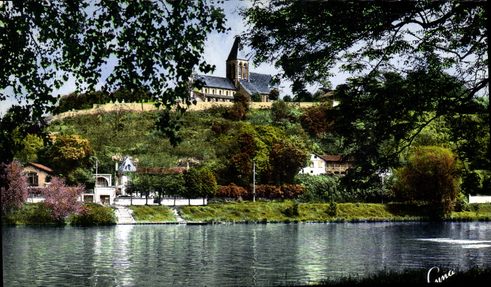 CPA Herblay La Seine et l'Eglise