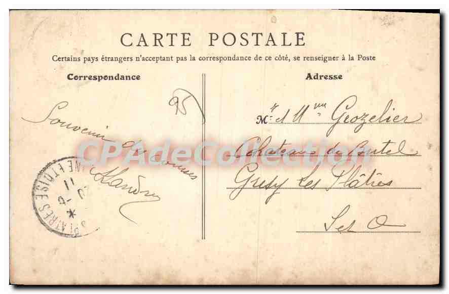 CPA Magny en Vexin Hospice — Rückseite