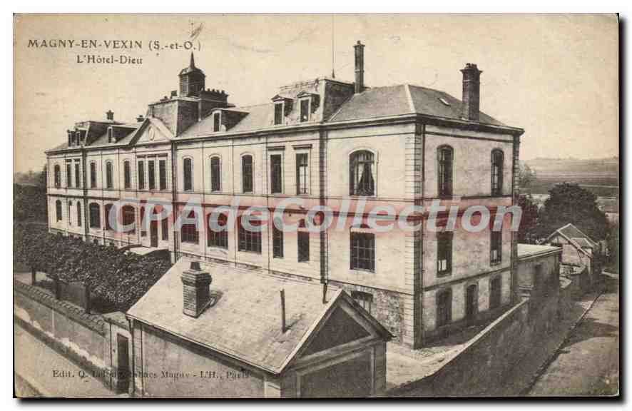 CPA Magny en Vexin L'Hotel Dieu