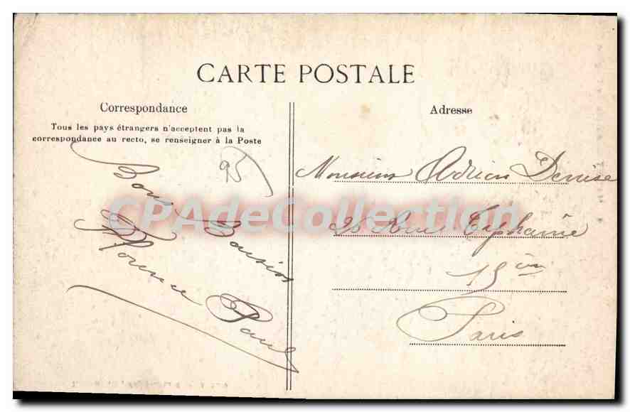 CPA Magny Abaide de l'Eglise — Rückseite