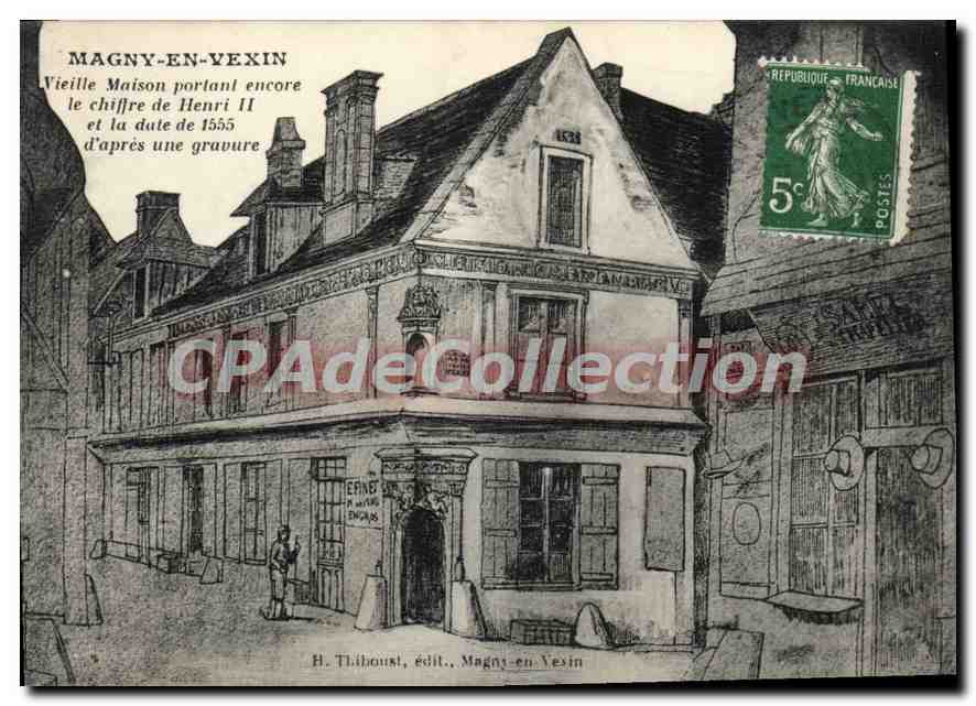 CPA Magny en Vexin Vieille Maison