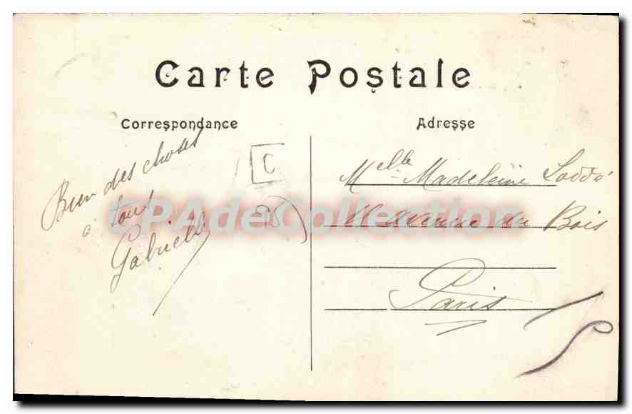 CPA Magny en Vexin Vieille Maison — Rückseite