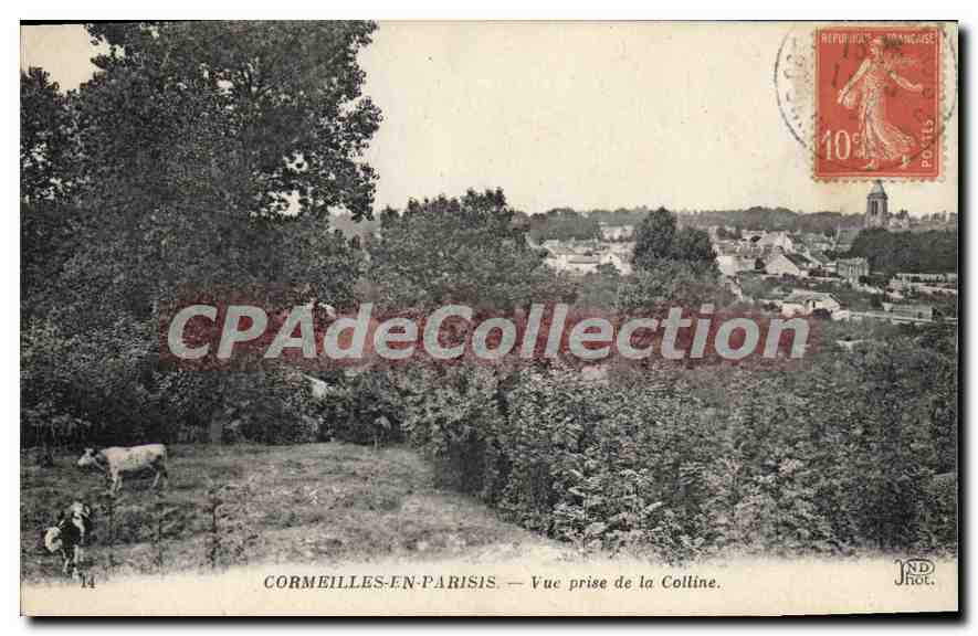 CPA Cormeilles en Parisis Vue prise de la Colline