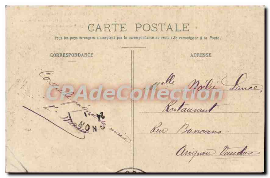 Monte-Carlo — Les Hôtels Montée de la Costa — Édition Giletta, phot. Nice — Achterkant