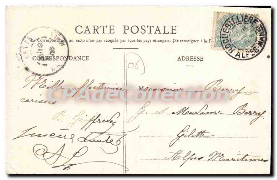Saint-Martin-Vésubie (A.M.) — Station d'été (alt. 960 m.) — Côté Est. — Reverso