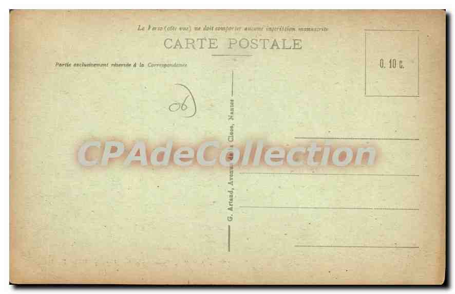 CPA Nice Promenade des Anglais (Hotel Rubi) — Rückseite