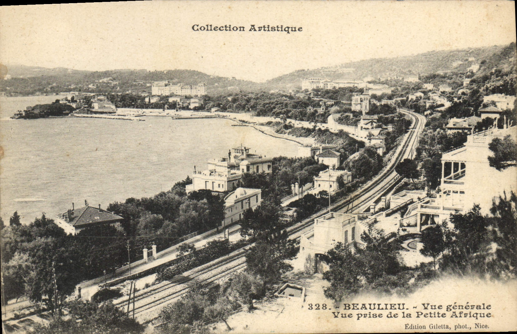 Beaulieu — Vue générale de la Petite Afrique — Édition Giletta, phot., Nice