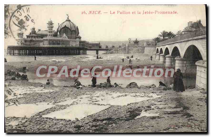 CPA Nice Le Paillon et la Jetee Promenade
