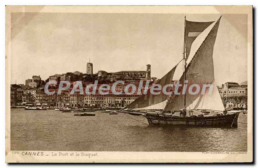 CPA Cannes Le Port et le Suquet