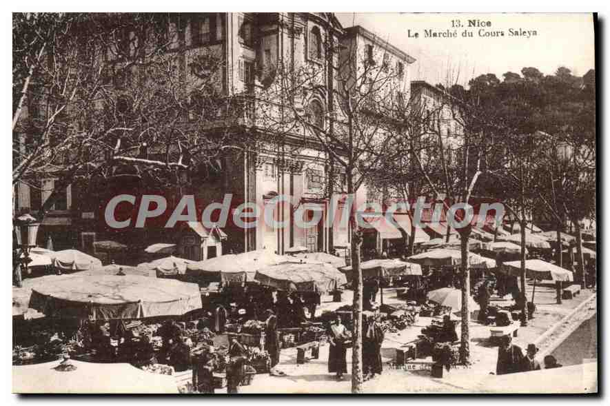 CPA Nice Le Marché du Cours Saleya