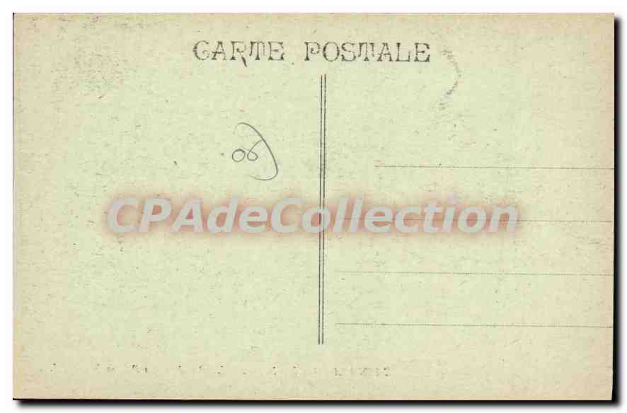 CPA Carnaval de Nice 1921 La Pescairis (La Poissonniere) — Rückseite