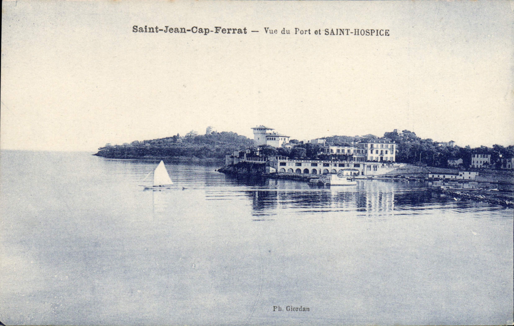 Saint-Jean-Cap-Ferrat — Vue du Port et SAINT-HOSPICE — Ph. Giordan