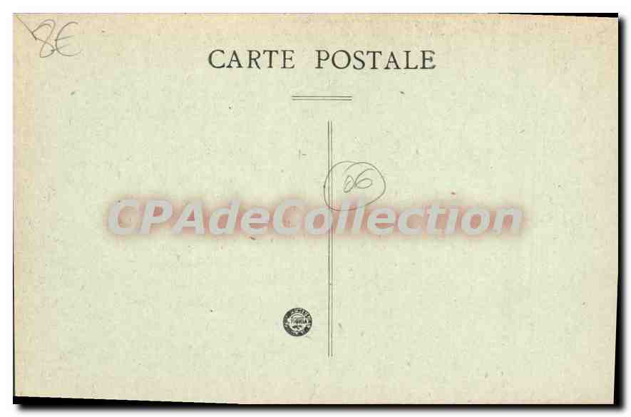 CPA Cannes La Rue Felix Faure et les Allees — Verso