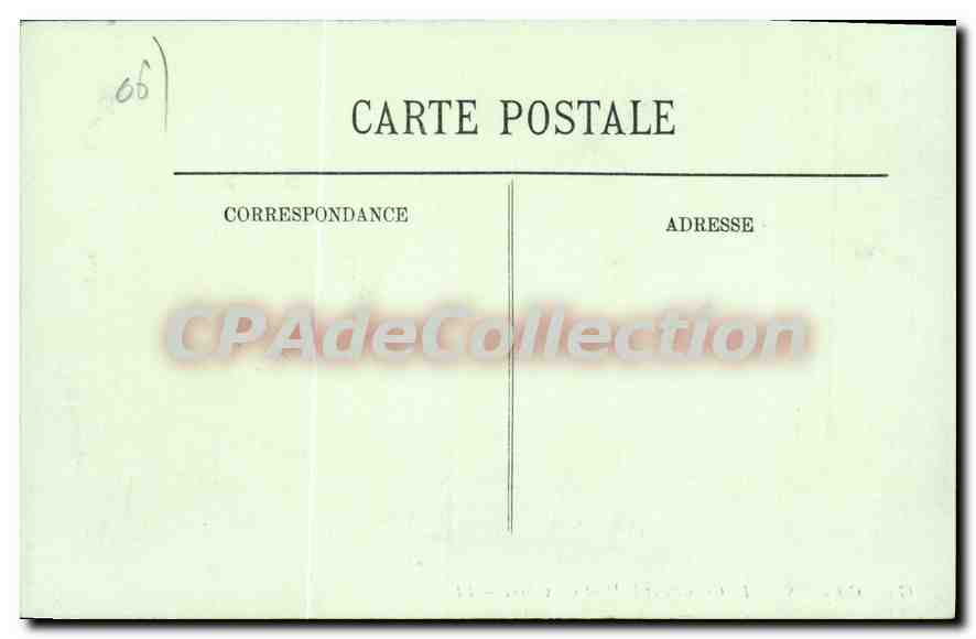 CPA Cannes La Croisette et le Mont Chevalier — Rückseite