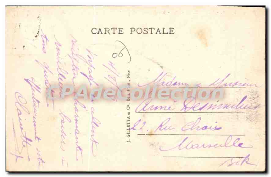 CPA Peone Vue generale Haute Vallee — Verso