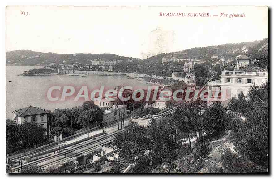 Beaulieu-sur-Mer — Vue générale — CPAdeCollection