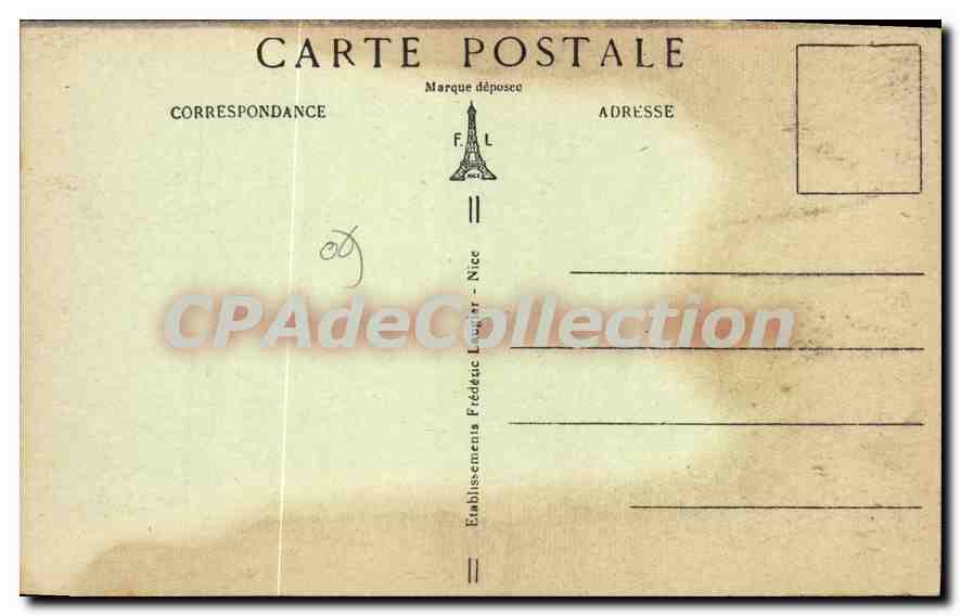 CPA Breil La Place et le Monument aux Morts — Rückseite