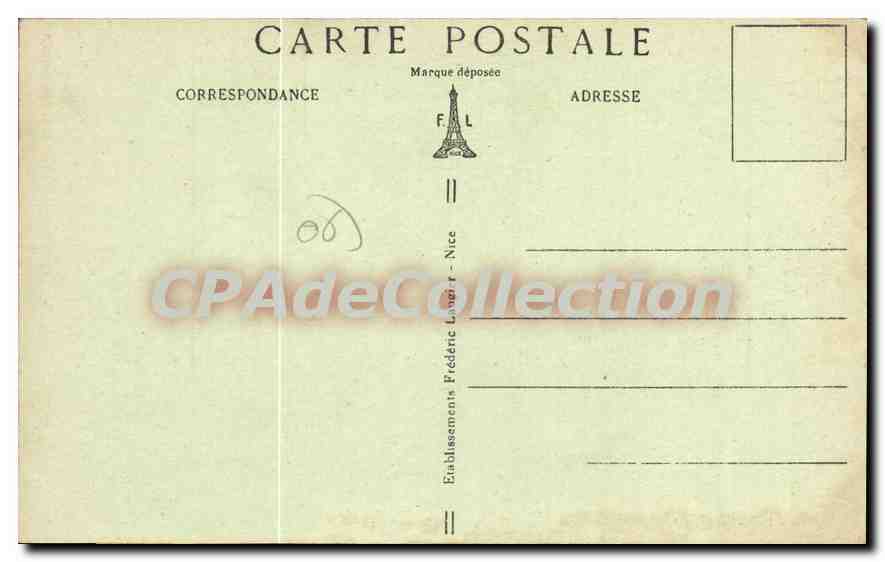 CPA Breil La Passerelle et le Boulevard Rouvier — Rückseite