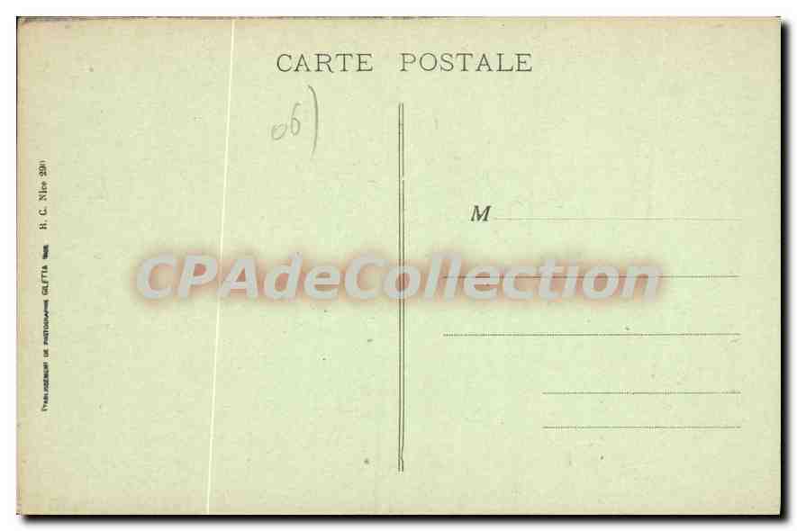 CPA Sports d'Hiver a Peira CAva Environs de Nice — Verso