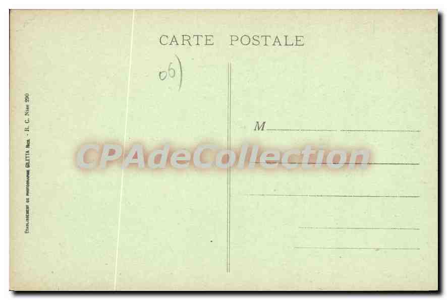 CPA Sports d'Hiver a Peira Cava Environs de Nice luge — Verso