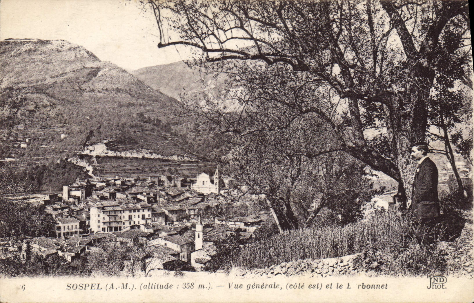 CPA Sospel Vue generale