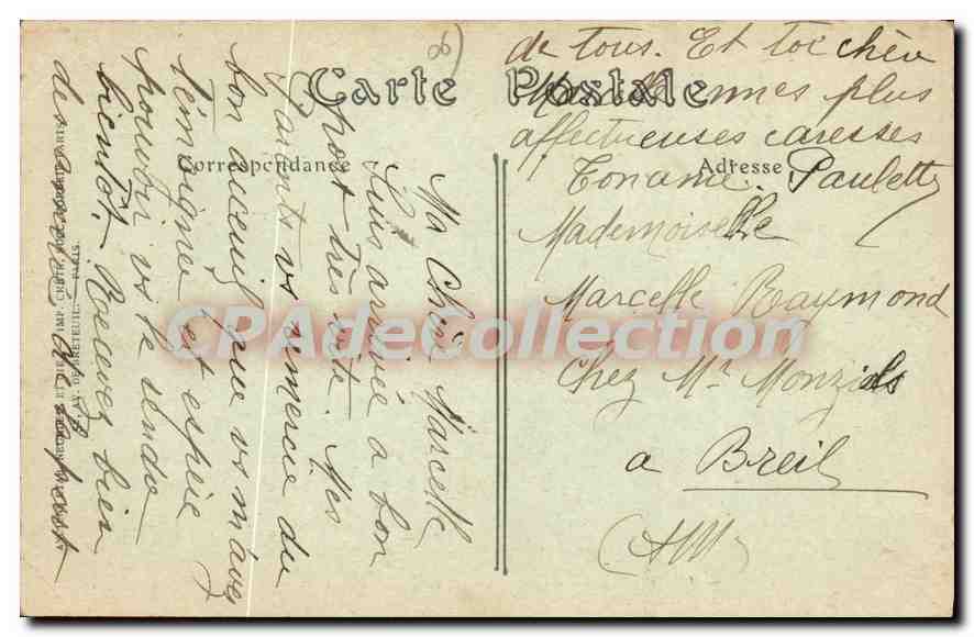 CPA Sospel Vue generale — Rückseite
