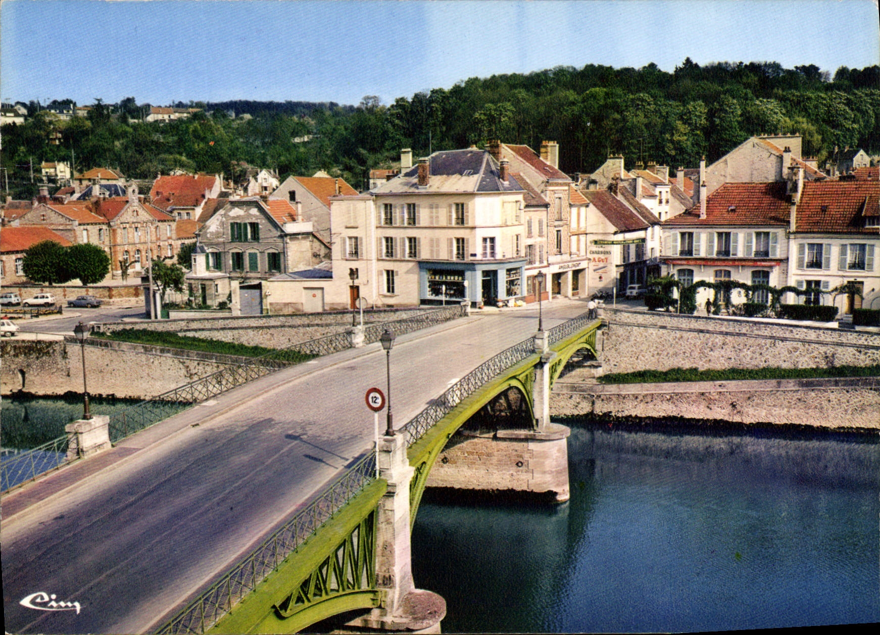 CPSM La Ferte sous Jouarre Le pont sur la Marne