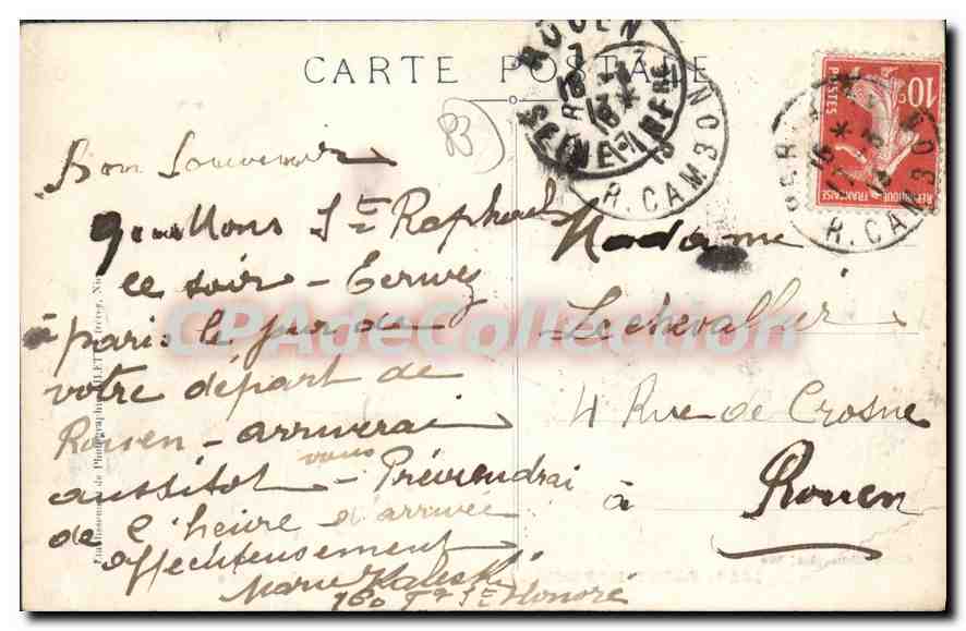 Saint-Raphaël — Valescure — Chiesa inglese — Verso