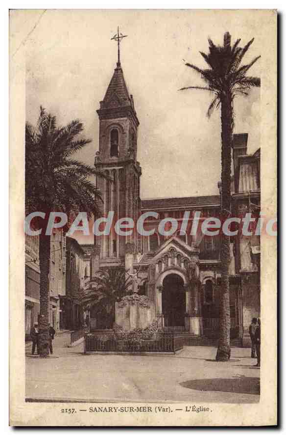 Sanary-sur-Mer (Var) — L'Église — CPAdeCollection