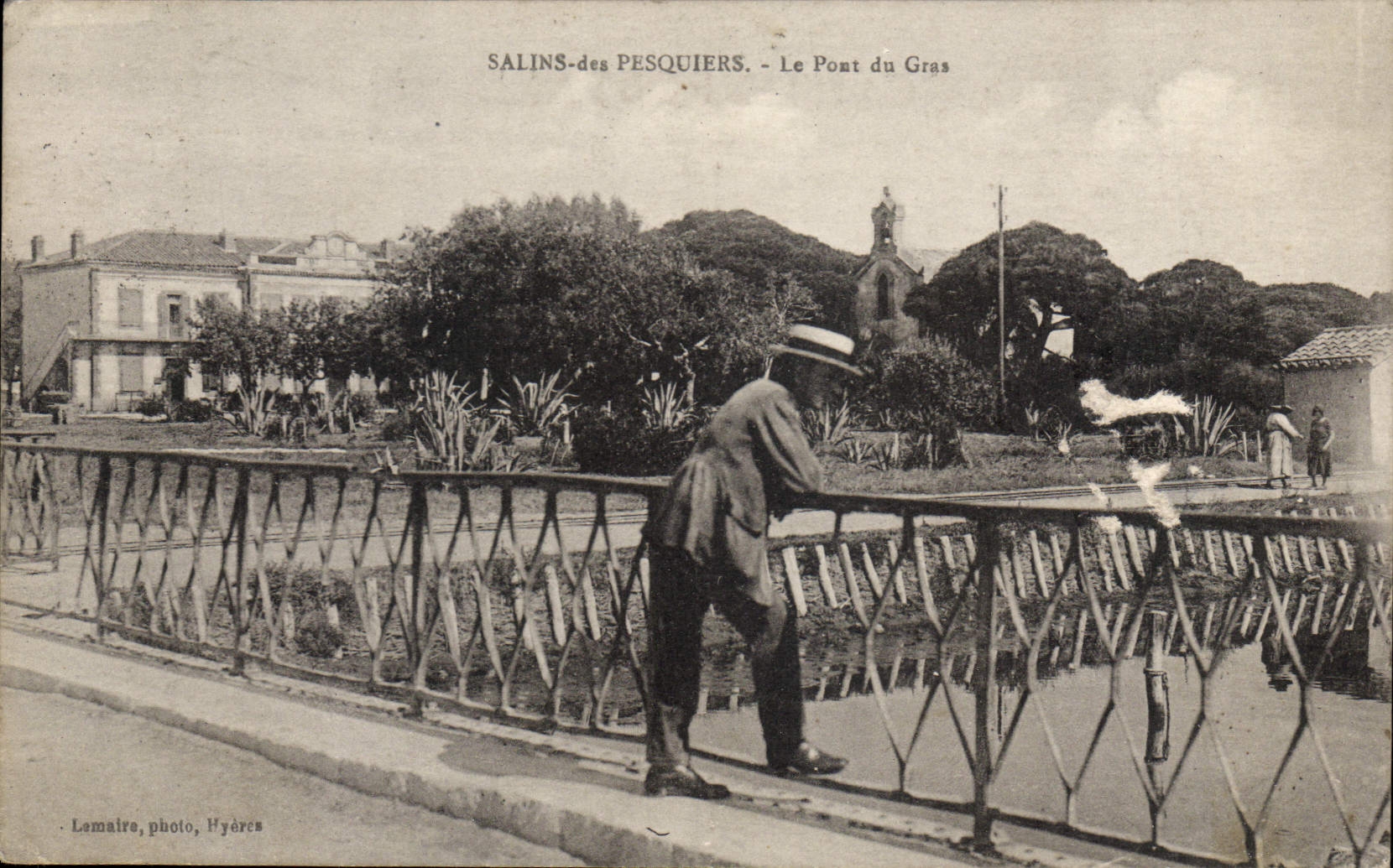 CPA Salins des Pesquiers le pont du Gras