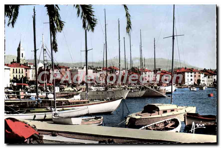 CPA Sanary sur mer quai des Yachts