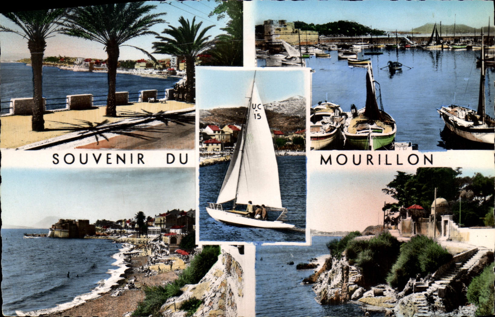 Mourillon — Souvenir du port et de la plage — Éditeur non identifié, n° de série non visible