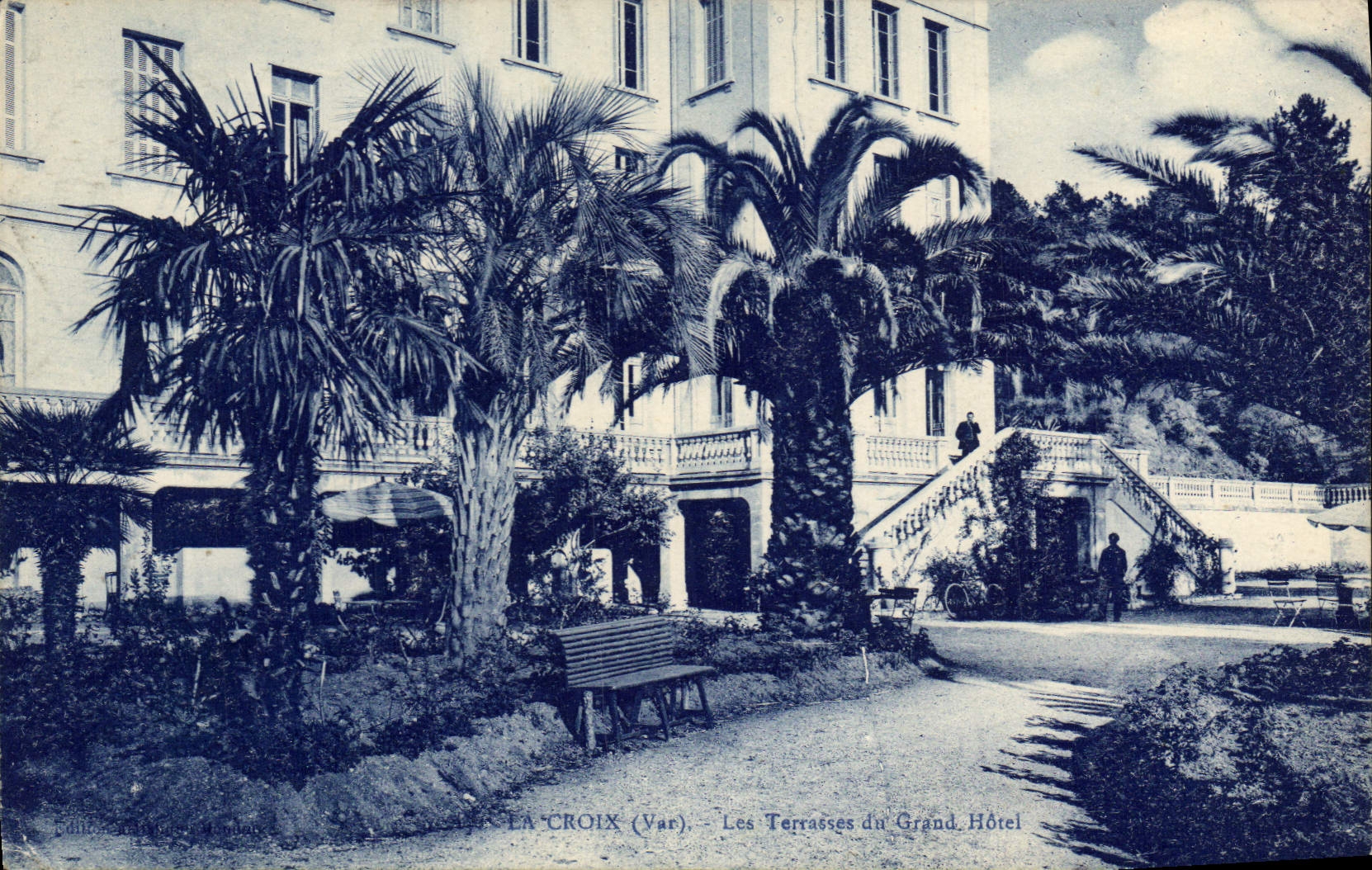 La Croix (Var) — Die Terrassen des Grand Hôtels — Verlag: Caillois & Cie, Nr. 348
