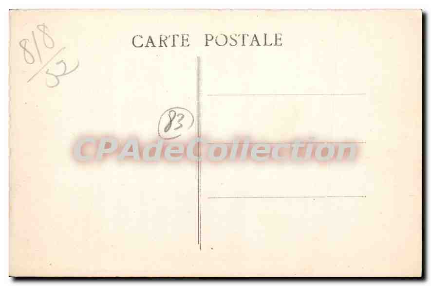 ST TROPEZ — Vue du vieux Port — éditeur non identifié — Verso